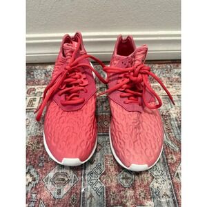 Adidas Tubular Viral 2 Pink Textured‎ Lace Up Athletic Sneakers Shoes Womens 6.5